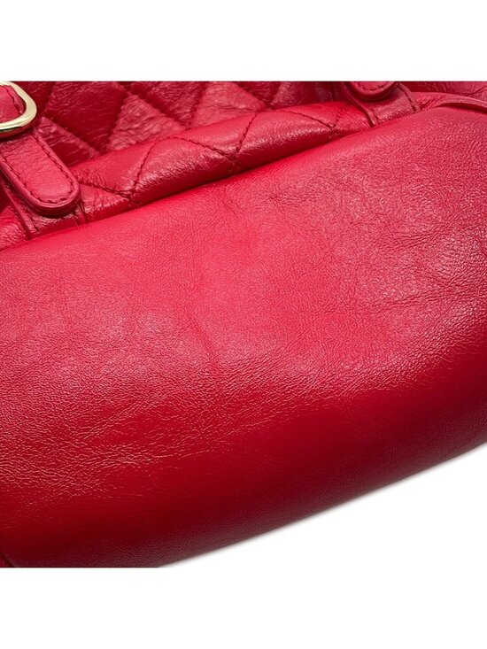 Chanel Quilted CC Logo Leather Backpack main image 8